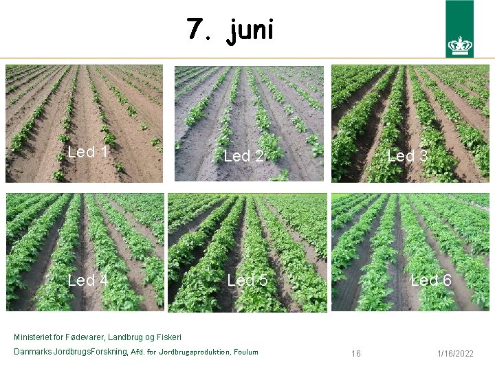 7. juni Led 1 Led 2 Led 4 Led 5 Led 3 Led 6