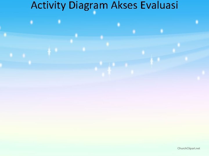 Activity Diagram Akses Evaluasi 