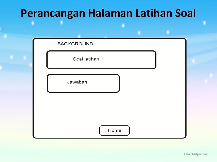 Perancangan Halaman Latihan Soal 