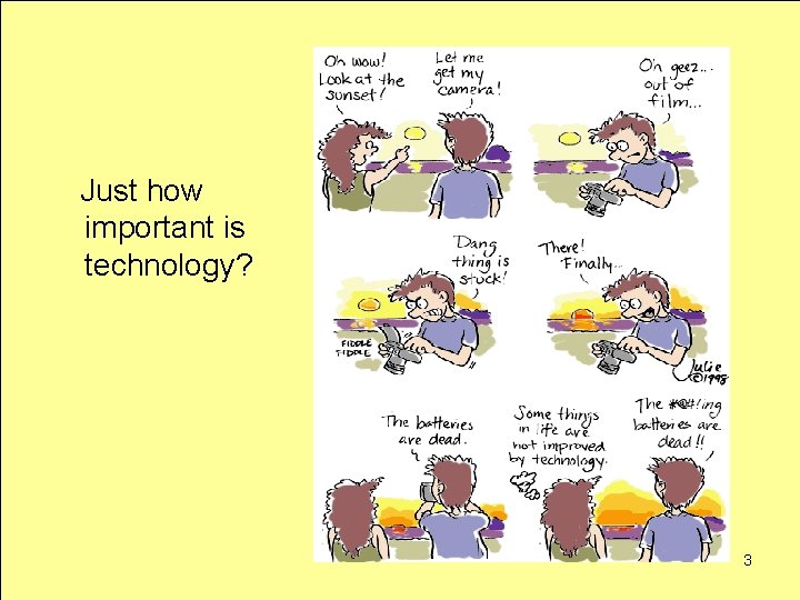 Just how important is technology? 3 
