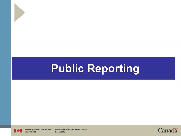 Public Reporting 