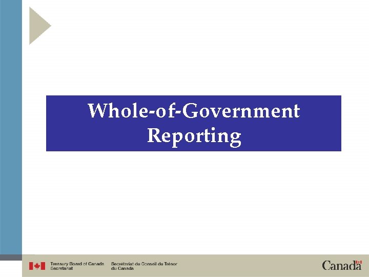 Whole-of-Government Reporting 