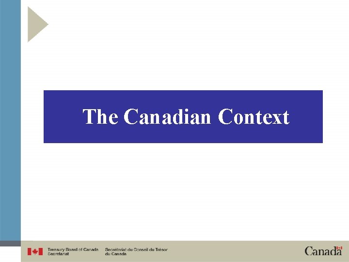 The Canadian Context 