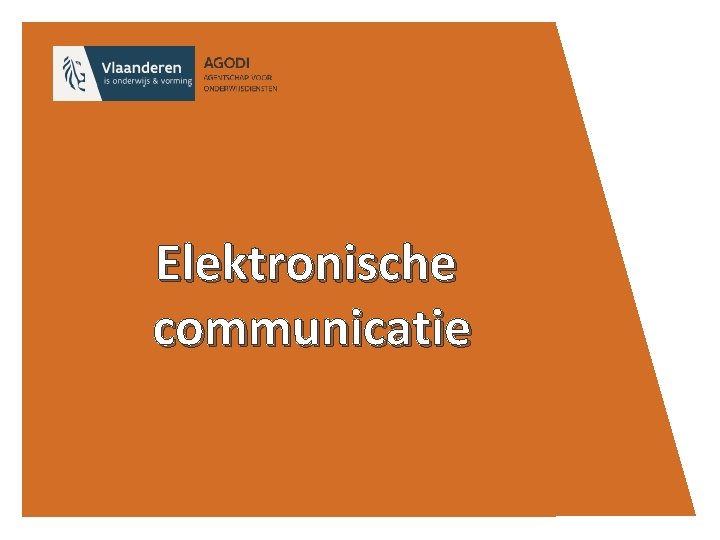 Elektronische communicatie 