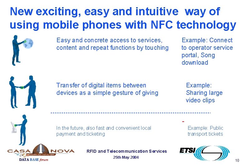 New exciting, easy and intuitive way of using mobile phones with NFC technology Easy