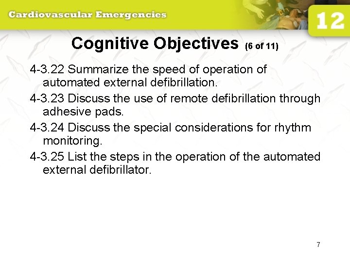 Cognitive Objectives (6 of 11) 4 -3. 22 Summarize the speed of operation of