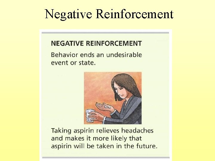 Negative Reinforcement 