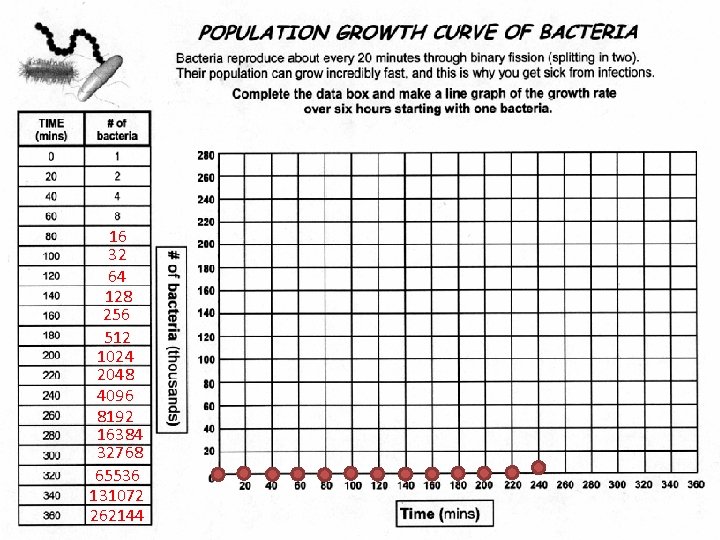 16 32 64 128 256 512 1024 2048 4096 8192 16384 32768 65536 131072