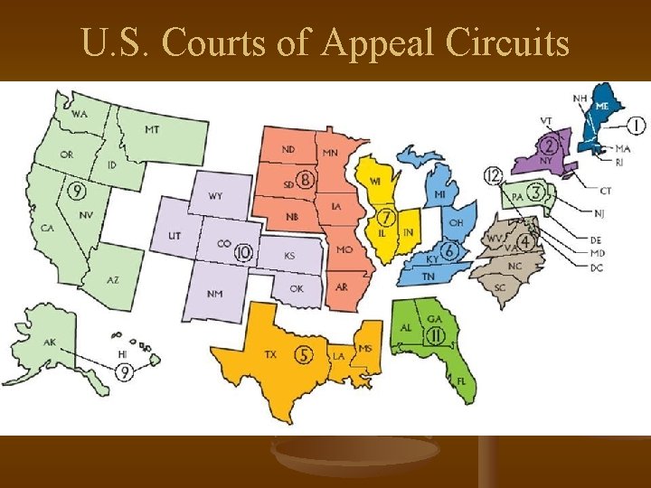 U. S. Courts of Appeal Circuits 