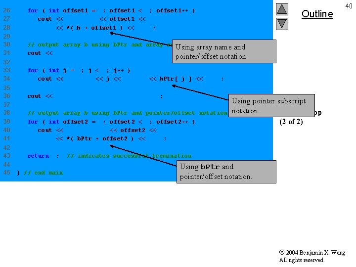 26 27 28 for ( int offset 1 = 0; offset 1 < 4;