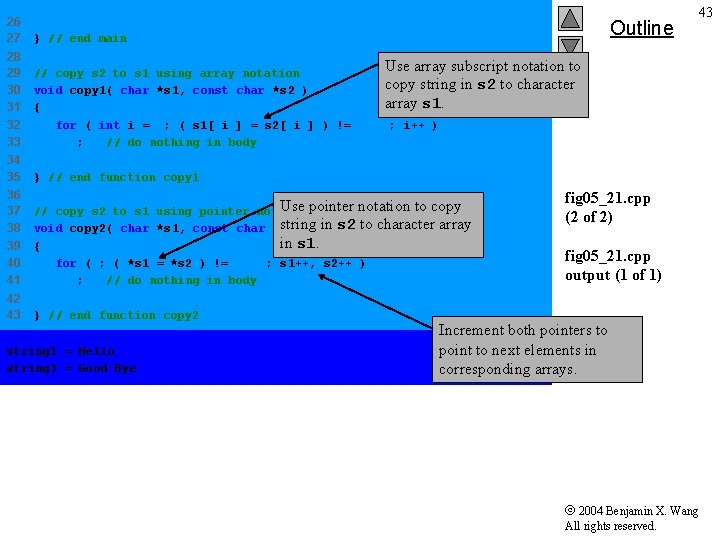 26 27 } // end main 28 29 30 31 32 33 Use array