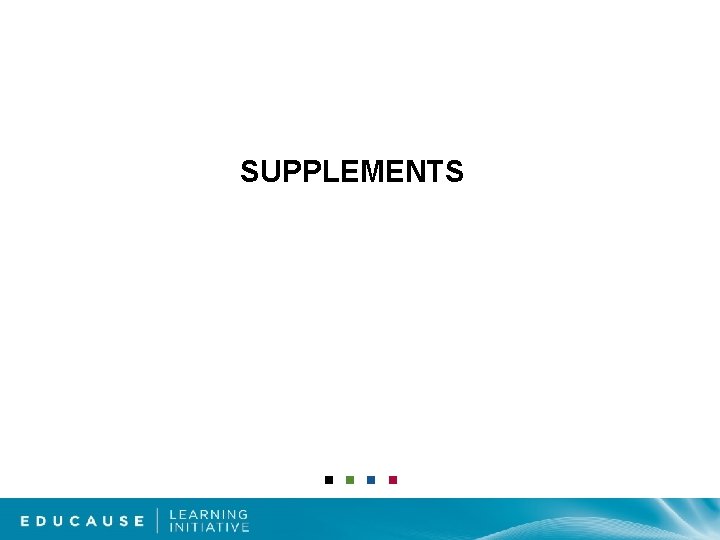 SUPPLEMENTS 