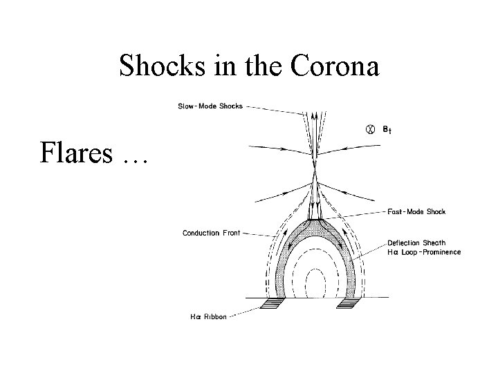 Shocks in the Corona Flares … 
