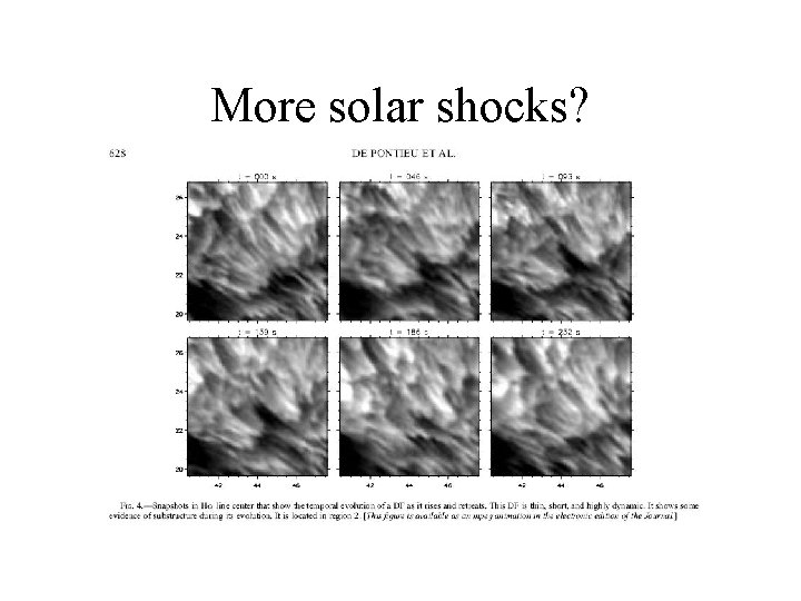 More solar shocks? 