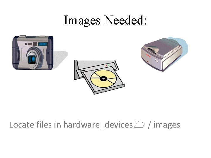Images Needed: Locate files in hardware_devices / images 