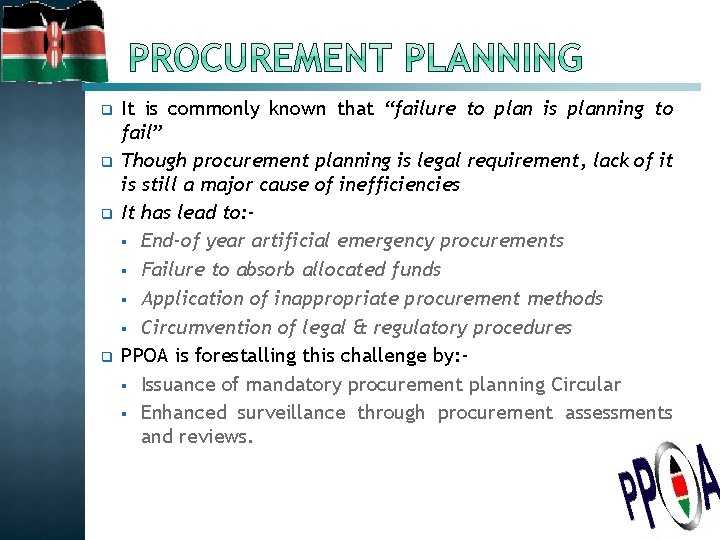 q q It is commonly known that “failure to plan is planning to fail”