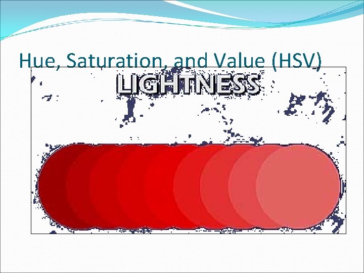 Hue, Saturation, and Value (HSV) 