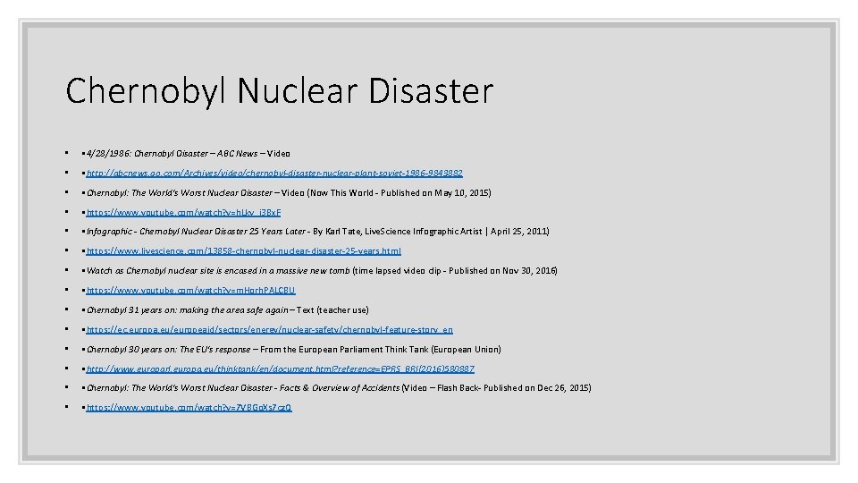 Chernobyl Nuclear Disaster • • 4/28/1986: Chernobyl Disaster – ABC News – Video •