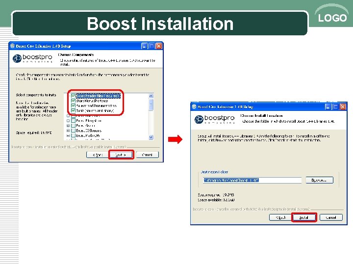 Boost Installation LOGO 