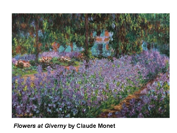 Flowers at Giverny by Claude Monet 