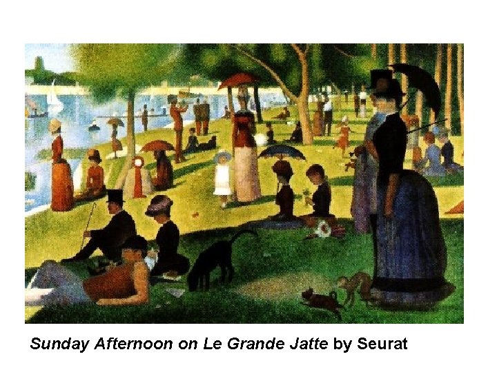 Sunday Afternoon on Le Grande Jatte by Seurat 