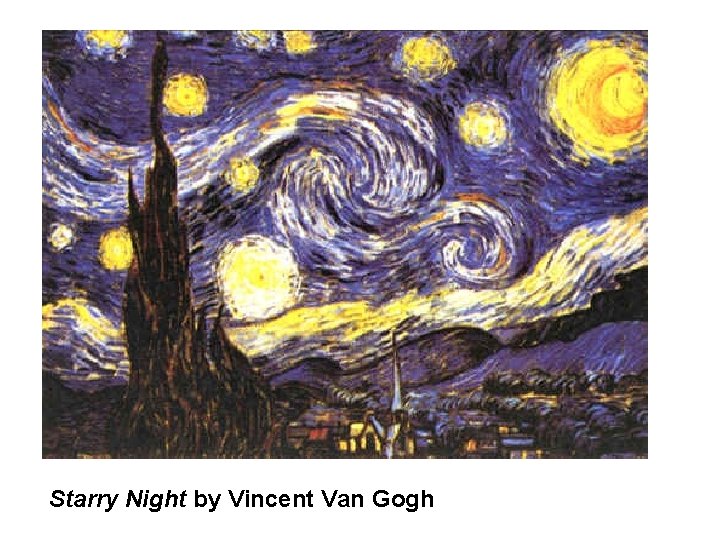 Starry Night by Vincent Van Gogh 
