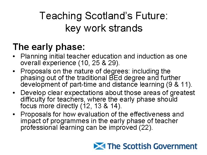 Teaching Scotlands Future Building on Graham Donaldsons review