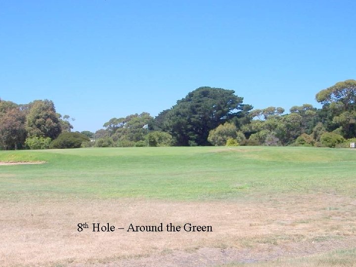 8 th Hole – Around the Green 