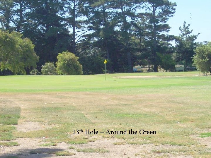 13 th Hole – Around the Green 