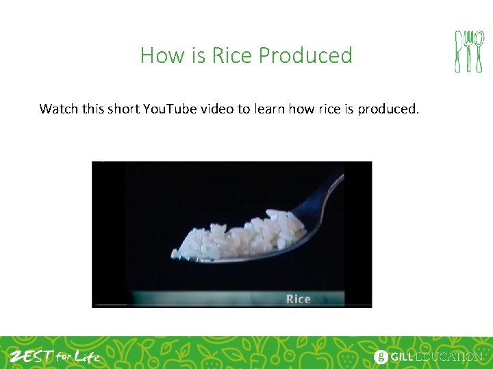 How is Rice Produced Watch this short You. Tube video to learn how rice