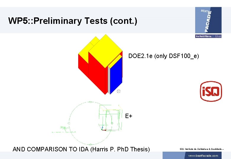 WP 5: : Preliminary Tests (cont. ) DOE 2. 1 e (only DSF 100_e)