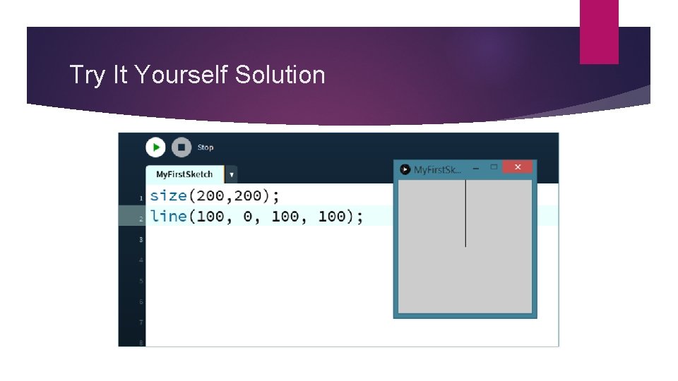 Try It Yourself Solution Try It Yourself Solution