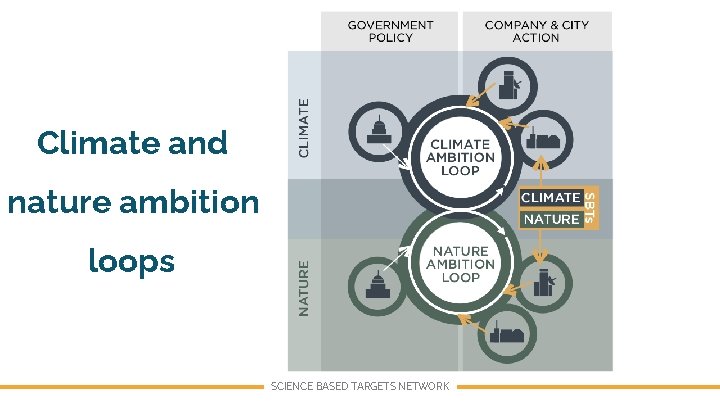 Climate and nature ambition loops SCIENCE BASED TARGETS NETWORK 