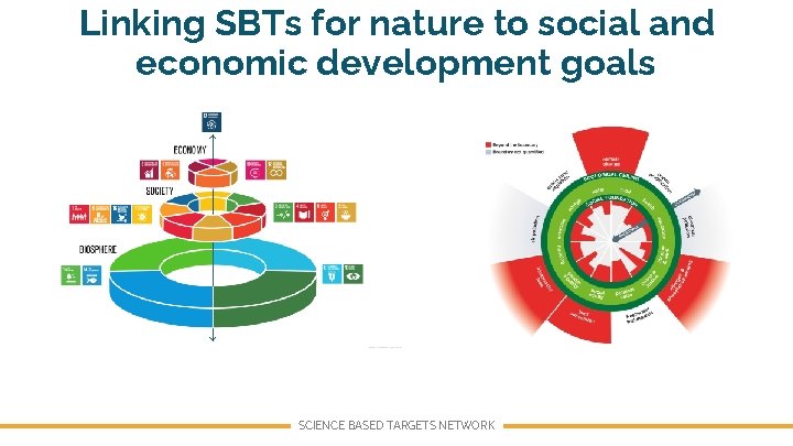 Linking SBTs for nature to social and economic development goals SCIENCE BASED TARGETS NETWORK