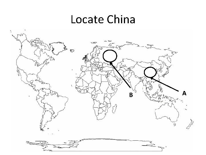 Locate China B A 
