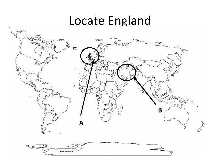 Locate England B A 