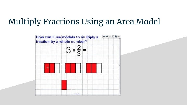 Multiply Fractions Using an Area Model 