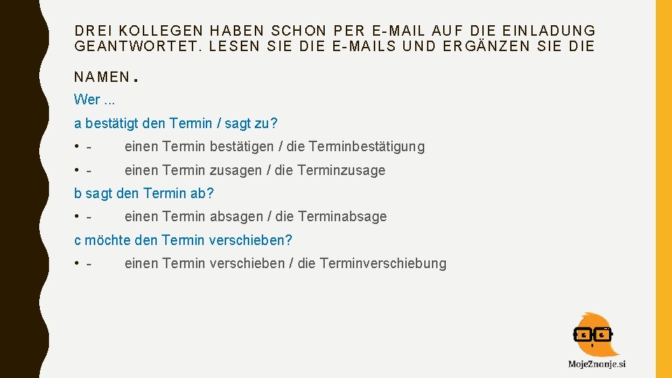DREI KOLLEGEN H AB EN S CH ON P ER E-M AI L AUF