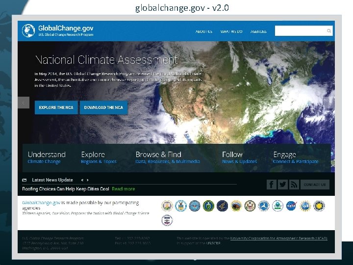 globalchange. gov - v 2. 0 11 