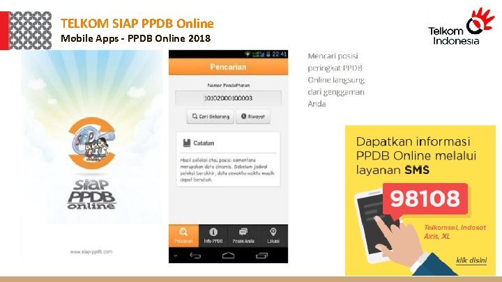 TELKOM SIAP PPDB Online Mobile Apps - PPDB Online 2018 