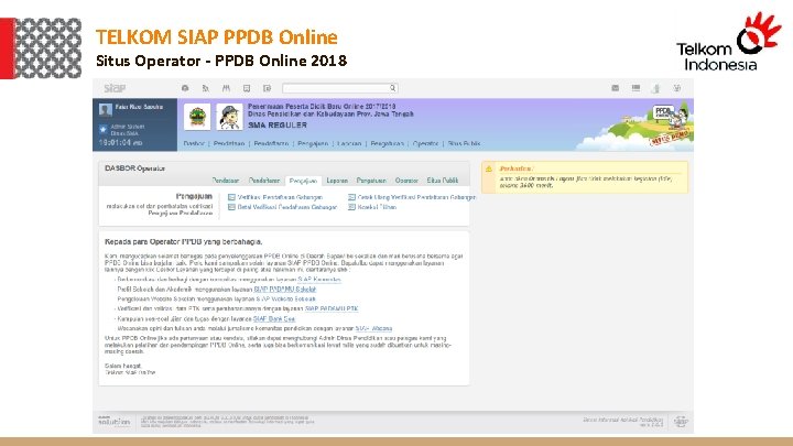 TELKOM SIAP PPDB Online Situs Operator - PPDB Online 2018 