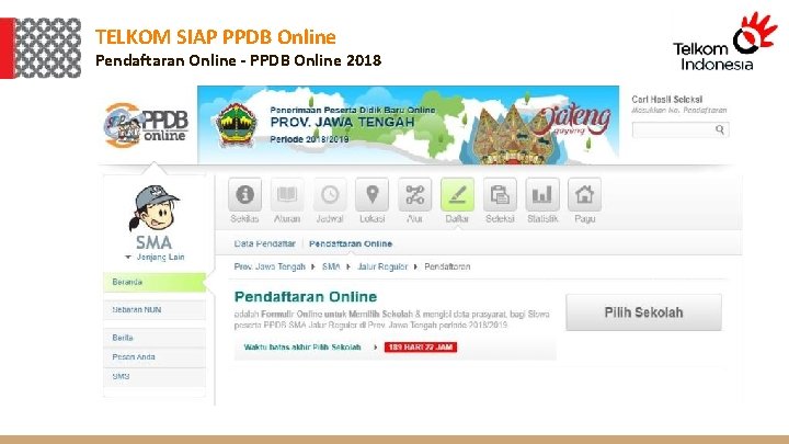 TELKOM SIAP PPDB Online Pendaftaran Online - PPDB Online 2018 