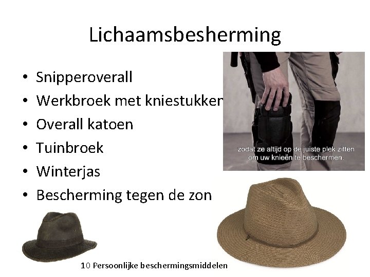 Lichaamsbesherming • • • Snipperoverall Werkbroek met kniestukken Overall katoen Tuinbroek Winterjas Bescherming tegen