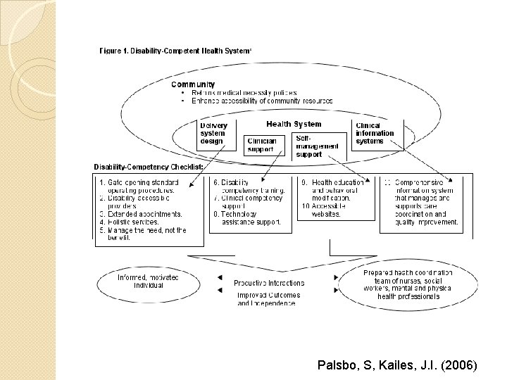 Palsbo, S, Kailes, J. I. (2006) 