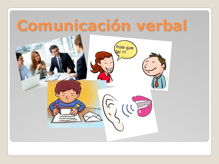 Comunicación verbal 