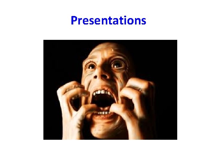 Presentations 