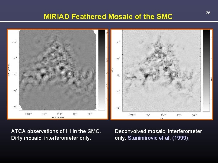 MIRIAD Feathered Mosaic of the SMC ATCA observations of HI in the SMC. Dirty