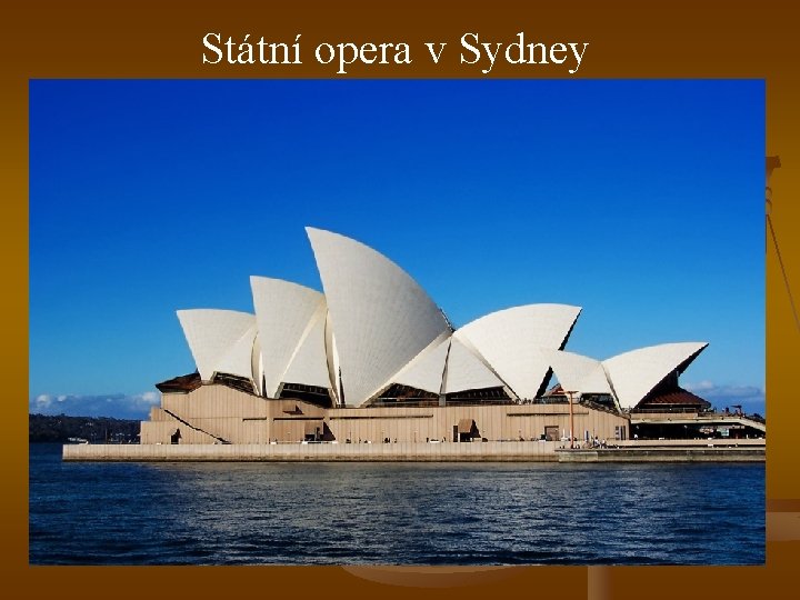 Státní opera v Sydney 