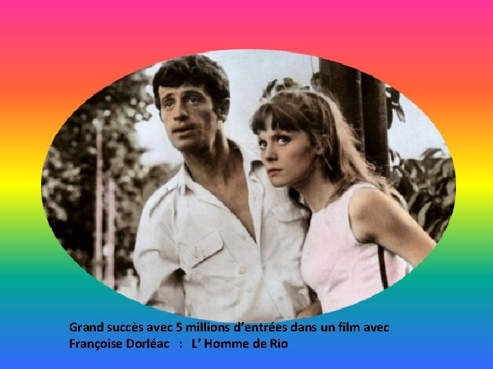 Grand succès avec 5 millions d’entrées dans un film avec Françoise Dorléac : L’