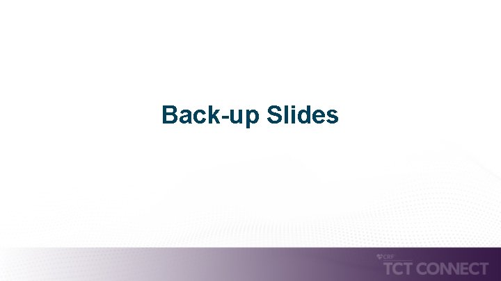 Back-up Slides 